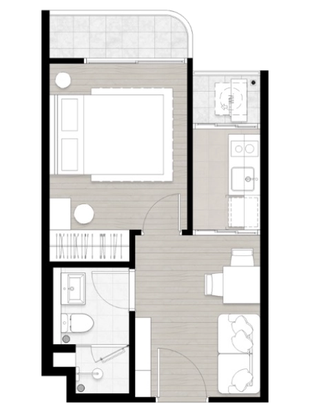ONE BEDROOM (BP1)