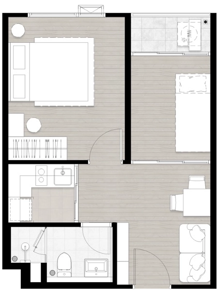 ONE BEDROOM PLUS (BP1)